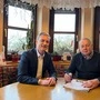 Der 65-jährige Christian Stix (rechts) will als Spitzenkandidat der SPÖ Bäuerinnen und Bauern einen Platz in der Steierischen Landwirtschaftskammer ergattern. Im Bild mit ihm: Landtagsabgeordneter Wolfgang Dolesch