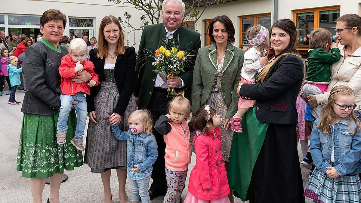 Auch Landeshauptmann Schützenhöfer nahm an der Feier teil