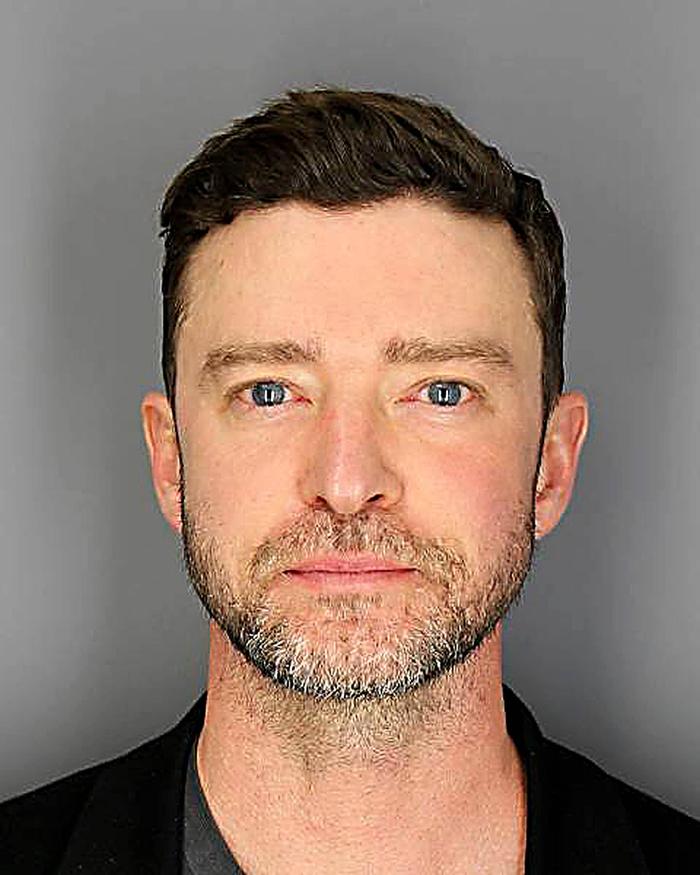 Wenig schmeichelhaft: Das Polizeifoto von Justin Timberlake