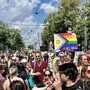 Die Regenbogenparade ist in vollem Gange