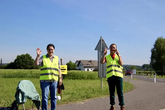 Die Wegweiser sorgten für einen reibungslosen Ablauf im Straßenverkehr
