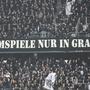 „Heimspiele nur in Graz“, forderte der Sturm-Anhang beim Champions League-Spiel in Klagenfurt