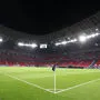 In der erst 2019 eröffneten Puskas Arena wird der WAC am Donnerstag spielen 