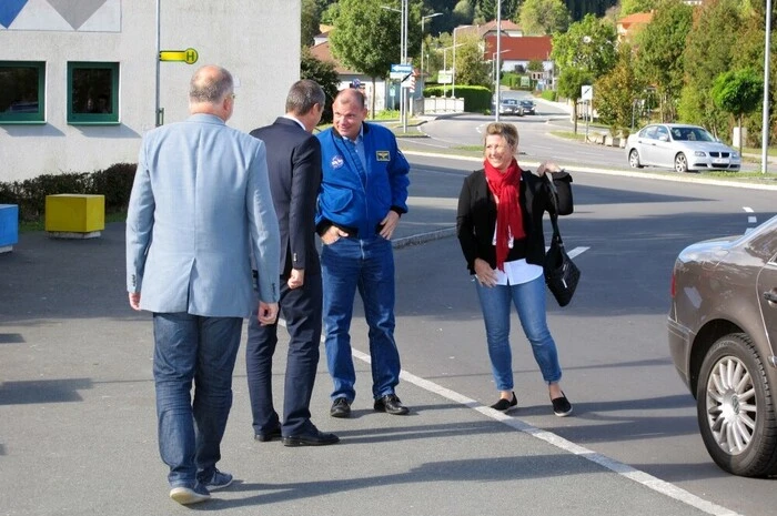 Die beiden Raumfahrer waren insgesamt vier Mal mit dem Spaceshuttle im Weltall.