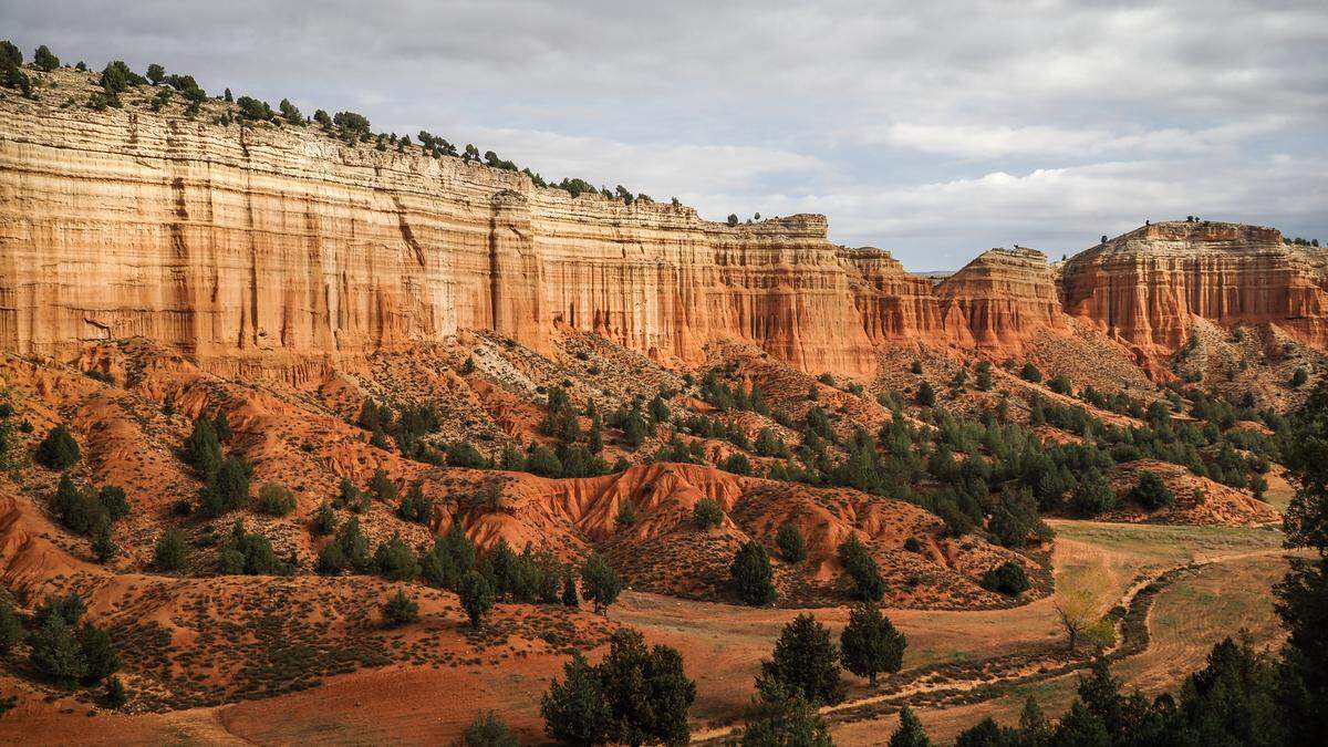 Der rote Canyon nahe Teruel