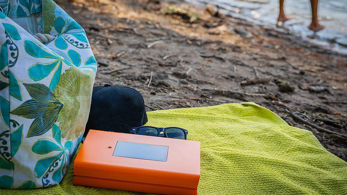 Der mobile Safe Guardmine wiegt 800 Gramm und ist etwa so groß wie ein Buch