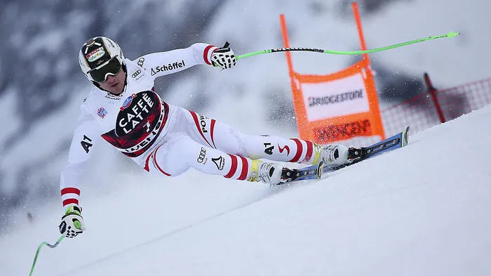 Hannes Reichelt auf der klassischen Piste