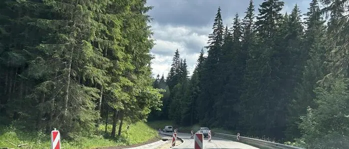 Der zwei Kilometer lange Straßenabschnitt zwischen Turnau und Mariazell wird umfassend saniert