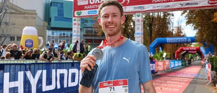 Florian Kainz lieferte eine gelungene Marathon-Premiere