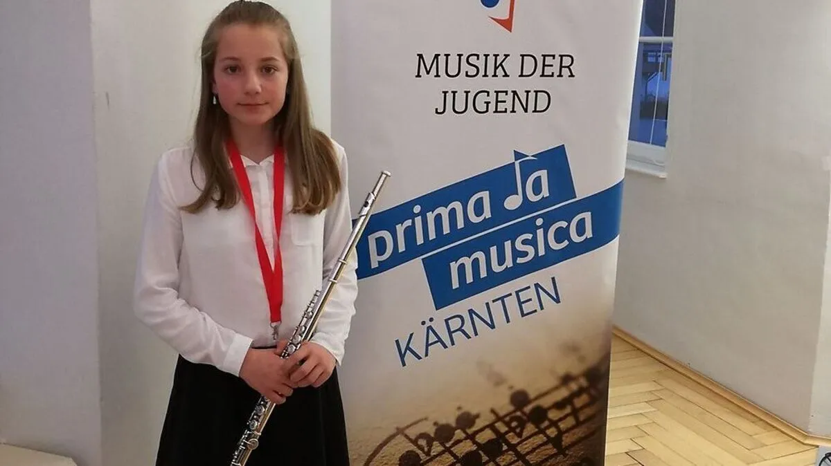 Die zehnjährige Nina Resch erspielte den 3. Preis	