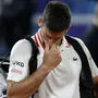 Novak Djokovic war geknickt