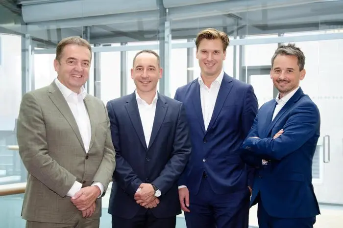 Der Vorstand der Raiffeisenbank Mittelkärnten: Franz Maier, Roland Krall, Nikolaus Primessnig und Daniel Gradenegger (von links)