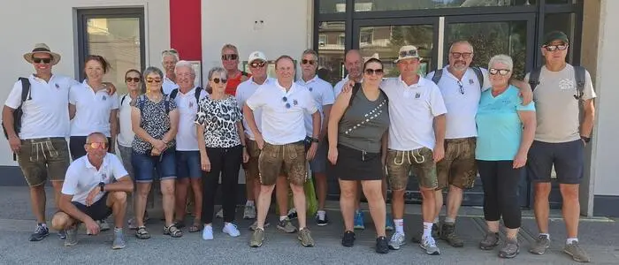 Den Ausflug ins Grenzgebiet hatte „Burgvogt“ Wolfgang Neuper organisiert