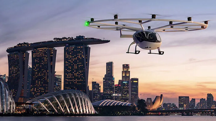 Innerhalb der nächsten drei Jahre soll das Flugtaxi über Singapur fliegen