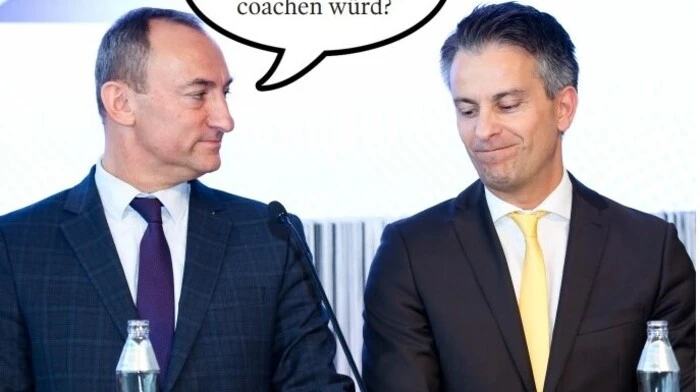 Ex-Bürgermeister Nagl hat seinem Nachfolger Hohensinner (rechts, mit Ex-FPÖ-Chef Eustacchio) Hilfe angeboten.