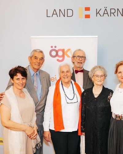Sie sind Vorbilder: Stimnicker-Schöberl, Otto und Anni Stattmann, Harden, Robitsch und Potzmann (von links)