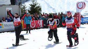 2017 beheimatete die Steiermark bereits die Special Olympics. Die großen Momente und Freuden, wie hier beim Schneeschuhlauf sind vielen in der Steiermark noch in bester Erinnerung