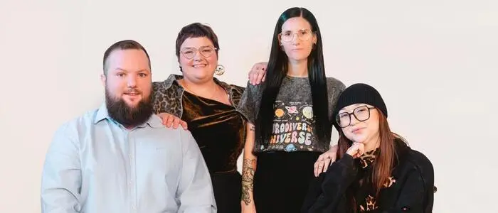 Stefan Pflanzl, Mercedes Striemitzer, Cornelia Geyer und Marija Paar vom neuen Verein „Different Life“ für Menschen mit Beeinträchtigung