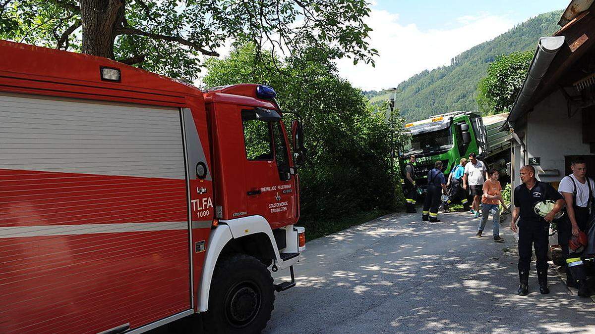 Einsatz für die Feuerwehr in Frohnleiten