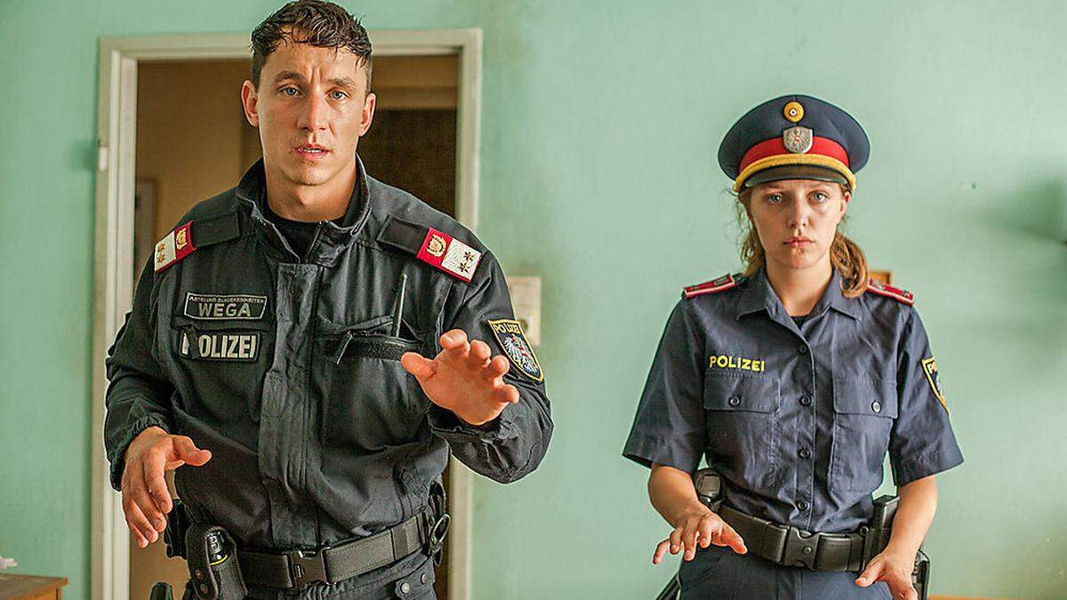 Cops Laurence Rupp und Anna Suk