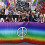 Die erste Parade von Lesben und Schwulen in Bosnien-Herzegowina