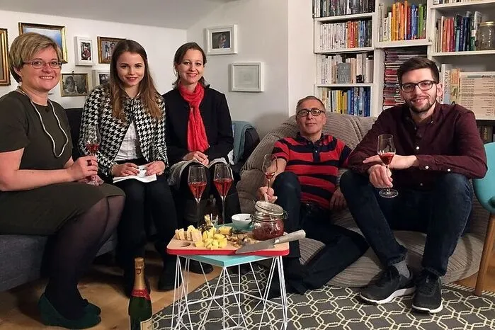 Philips Menüabfolge: Vorspeise: Ei - Spinat - Erdapfel,  Hauptspeise: [V]isch - Gemüse - Mayo, Nachspeise: Schoko - Frischkäse - Sauerrah. 