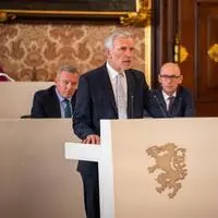 Heinz Drobesch, Leiter des Landesrechnungshofs Steiermark, im Landtag 