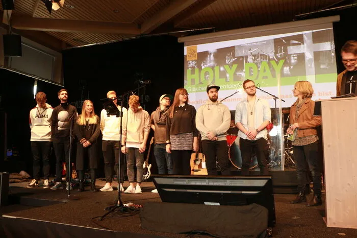 Die Band "Holy Day Worship" war eigens für den Holy Day von Stuttgart aus angereist.