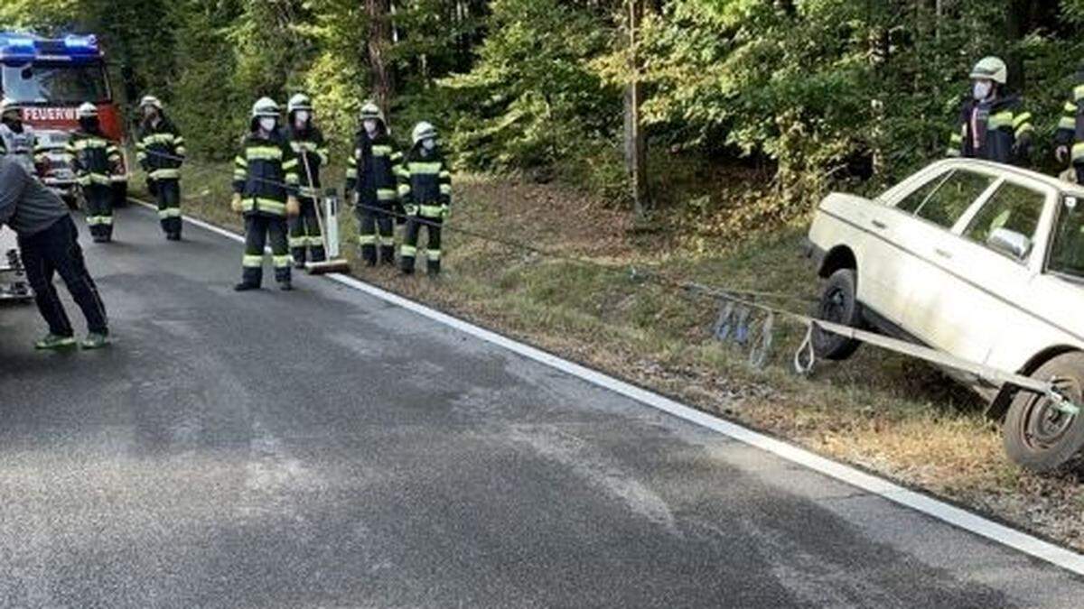 Fahrzeugbergung am Höllboden