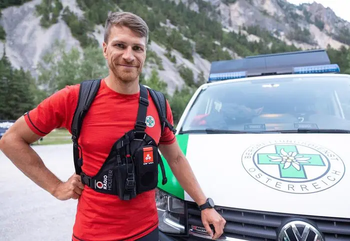 Kursleiter Jannis Staud, seines Zeichens stellvertretender Landesausbildungsleiter der Bergrettung Steiermark