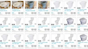 Diese Toiletten und mehr werden gerade versteigert