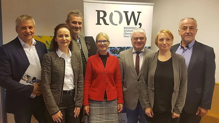 Eberhard Wallner, Bibiane Puhl, Gernot Lobnig, Gabriele Kolar, Hannes Dolleschall, Irina Vana und Hermann Hartleb