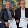 Die Bürgermeister Bernd Osprian (Bärnbach, links) und Ernst Meixner (Voitsberg) zeigten sich vor der Bürgerbefragung zuversichtlich 