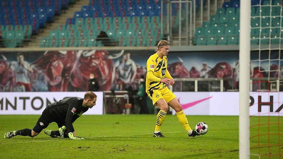 Erling Haaland war nach der Pause nicht zu halten