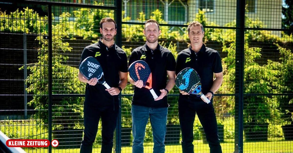 Trio investiert 150.000 Euro in eine neue Padeltennis-Anlage