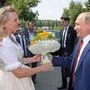 Die blumigen Zeiten sind vorüber. Die ehemalige Außenministerin Kneissl und Wladimir Putin 2018 
