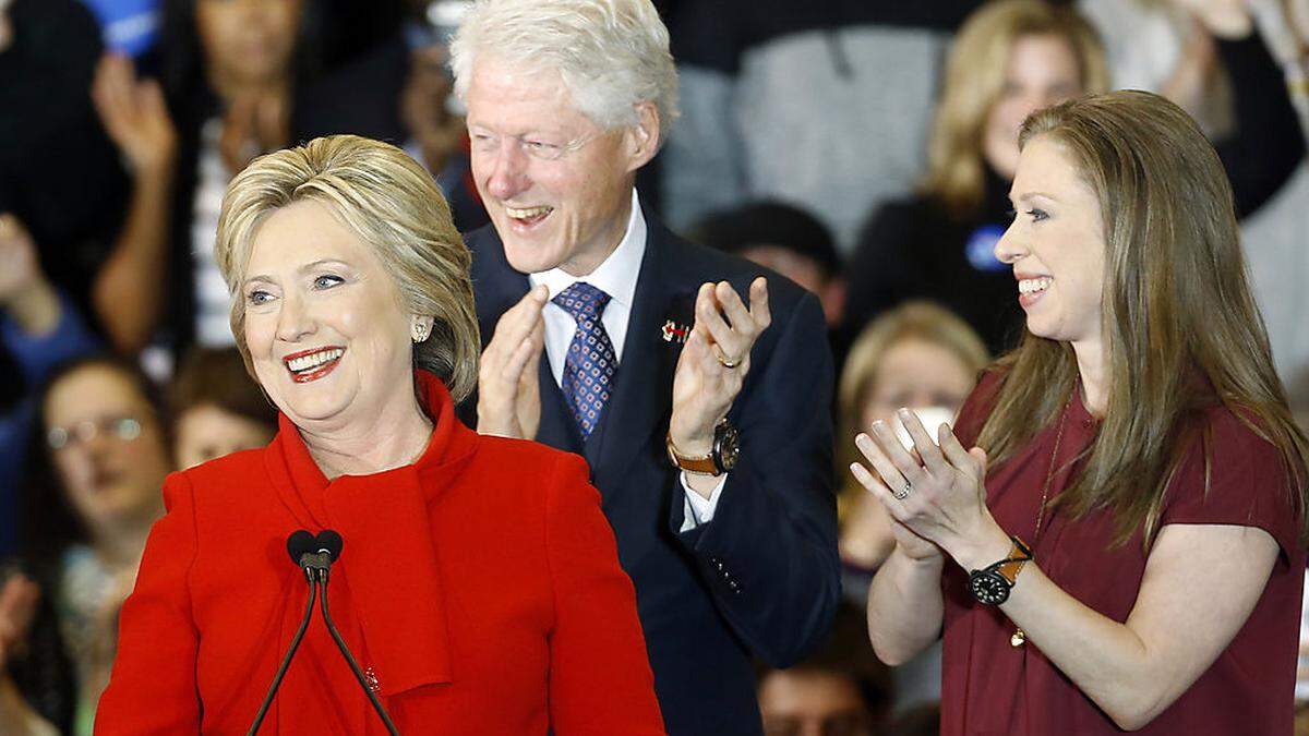 Hillary Clinton, Chelsea Clinton, Bill Clinton