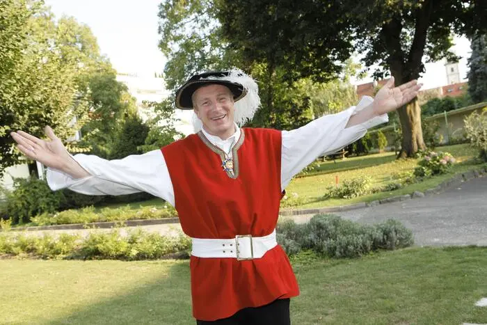 Burggraf Willi Noll freut sich auf die Jubiläumsausgabe des Klagenfurter Altstadtzauber