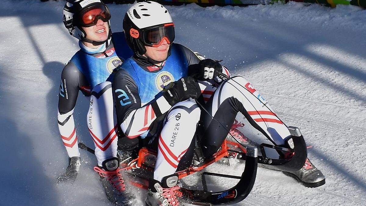 Maximilian Pichler (vorne) siegte mit Dominik Peter Maier auf der Winterleiten