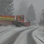 Auch in Velden mussten die Schneepflüge schon ausrücken