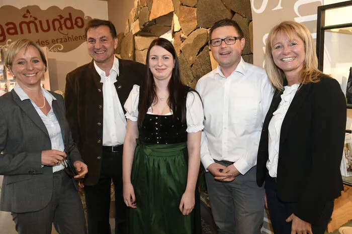 Melanie Golob, Adolf Burgstaller, Katharina Strafner, Hellmuth Koch und Angelika Lesky