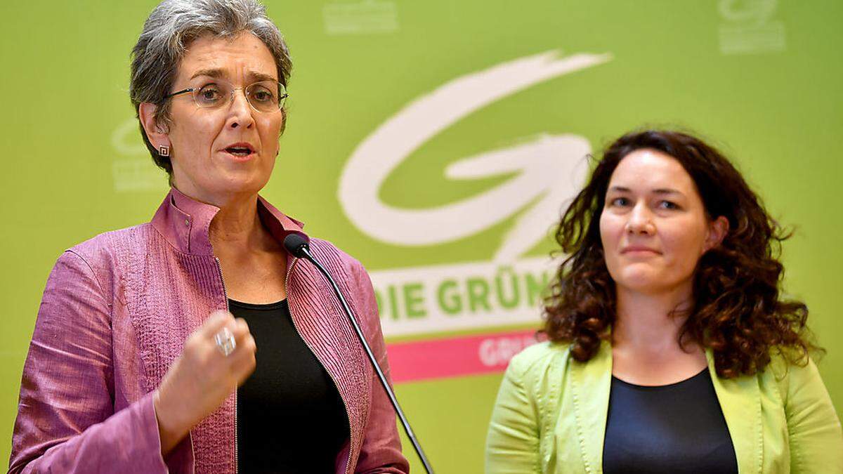 Ulrike Lunacek (links) und Ingrid Felipe