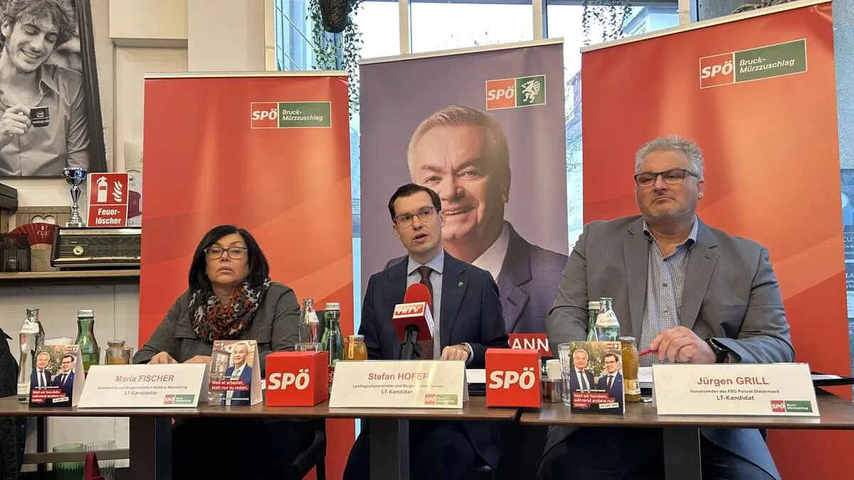 Die SPÖ stellte am Mittwoch ihre Kandidaten und Schwerpunkte vor
