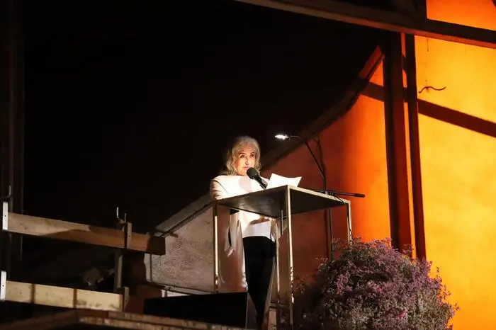 Die eindrucksvolle Firmengeschichte trug Schauspielerin Brigitte Karner-Simonischek vor
