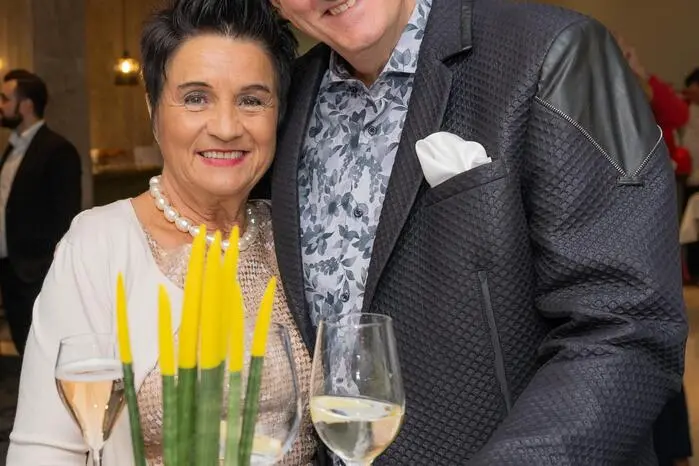 Sänger Silvio Samoni mit Gattin Ulli