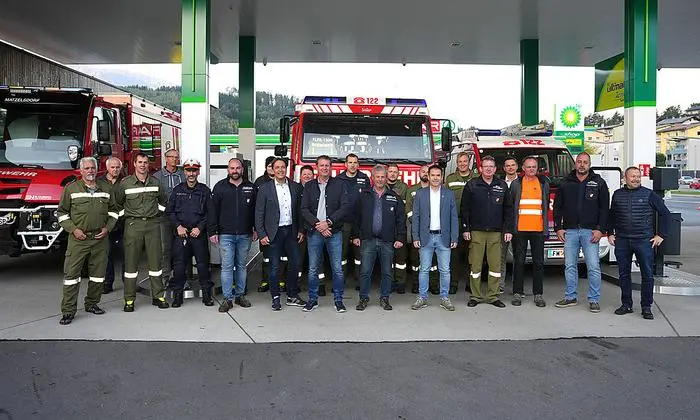 Alle Teilnehmer an der Blackoutübung 