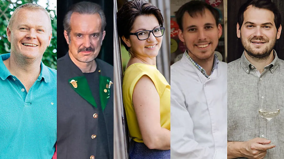 Christian Schoberleitner, Guido Jaklitsch, Michaela Muster, Georg Kollar und Bernhard Schauer