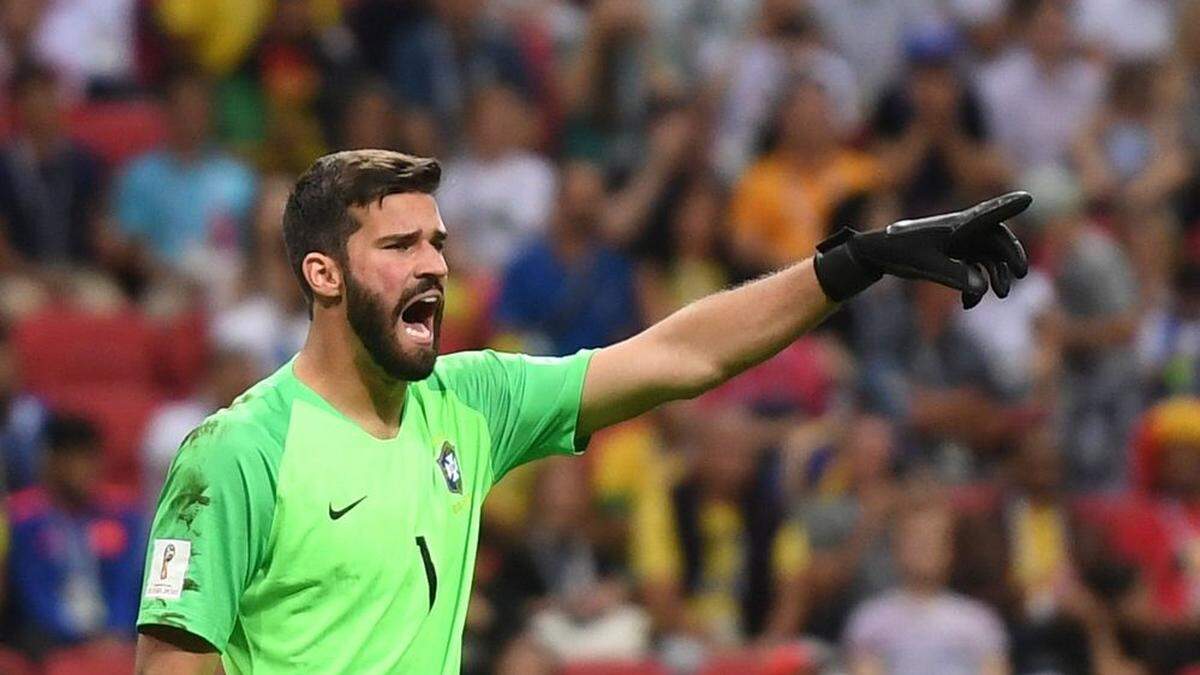 Alisson Becker im Brasilien-Trikot