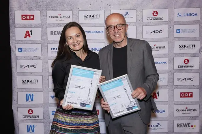 Ehrung für Eva Maria Scharf und Josef Fröhlich