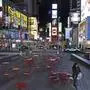 Der Time Square ist leer gefegt. Die Corona-Epidemie trifft New York mit voller Wucht 